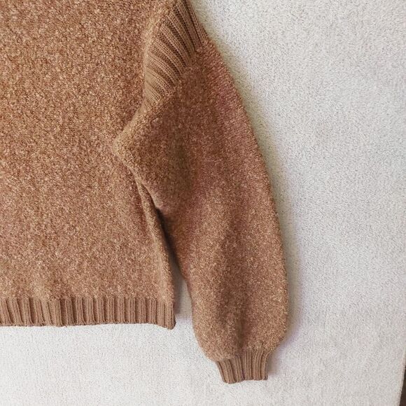 Moda International Pullover Womens Large Wool Blend Teddy Bear Chunky Sweater - Picture 3 of 9